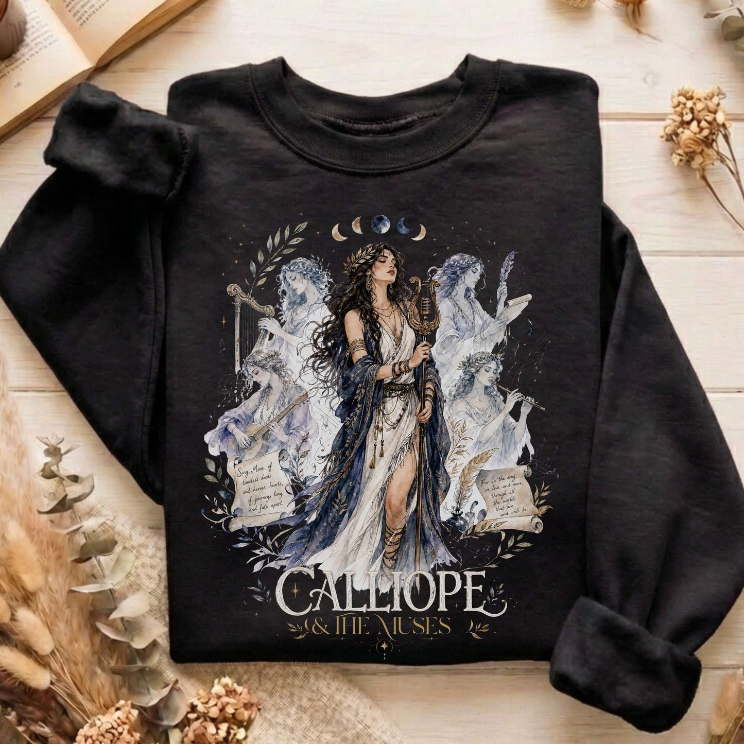 Calliope & The Muses Mythology Sweatshirt