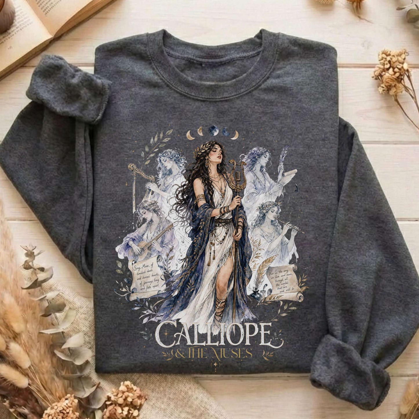 Calliope & The Muses Mythology Sweatshirt