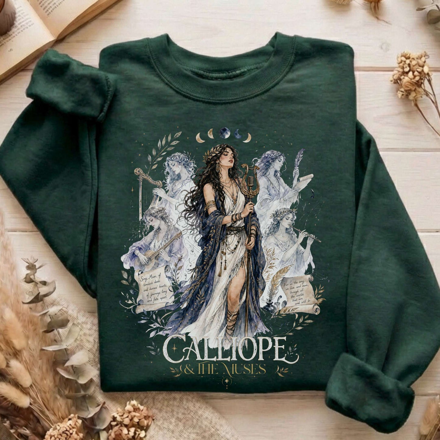 Calliope & The Muses Mythology Sweatshirt