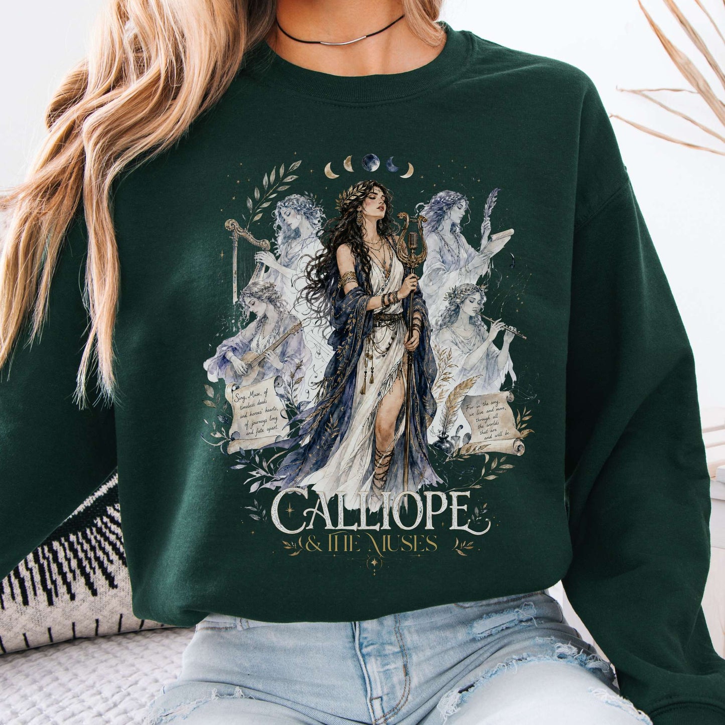 Calliope & The Muses Mythology Sweatshirt