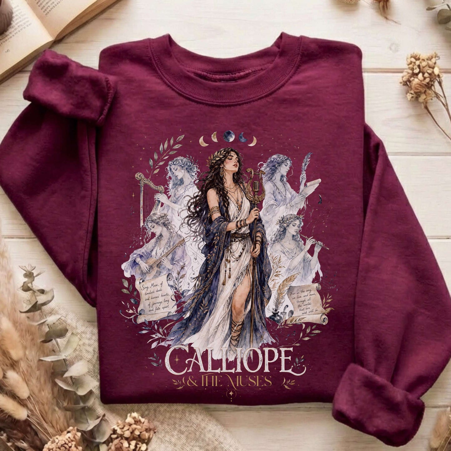 Calliope & The Muses Mythology Sweatshirt