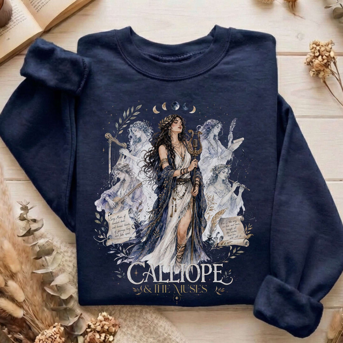 Calliope & The Muses Mythology Sweatshirt