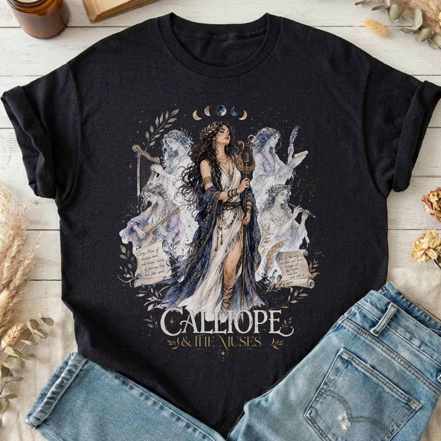 Calliope & The Muses Mythology T-Shirt