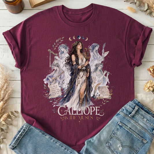 Calliope & The Muses Mythology T-Shirt