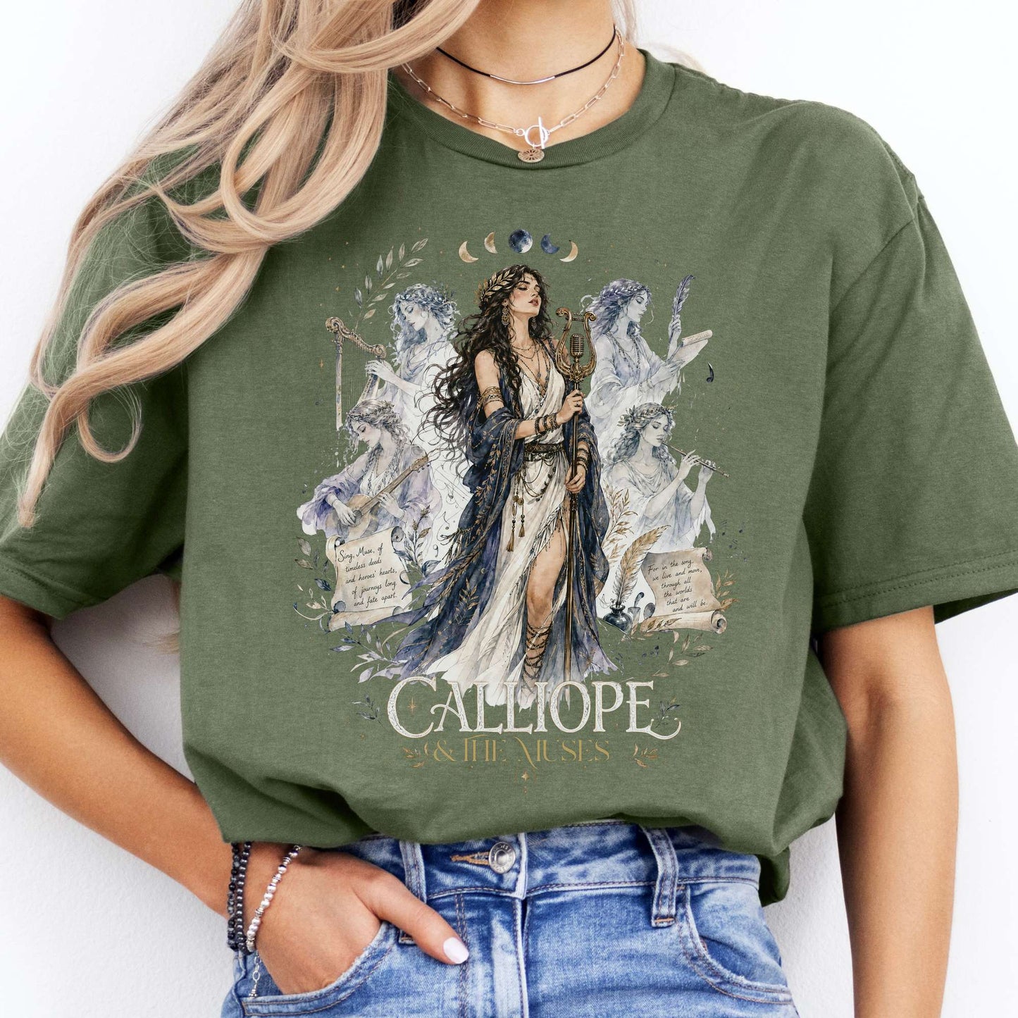 Calliope & The Muses Mythology T-Shirt