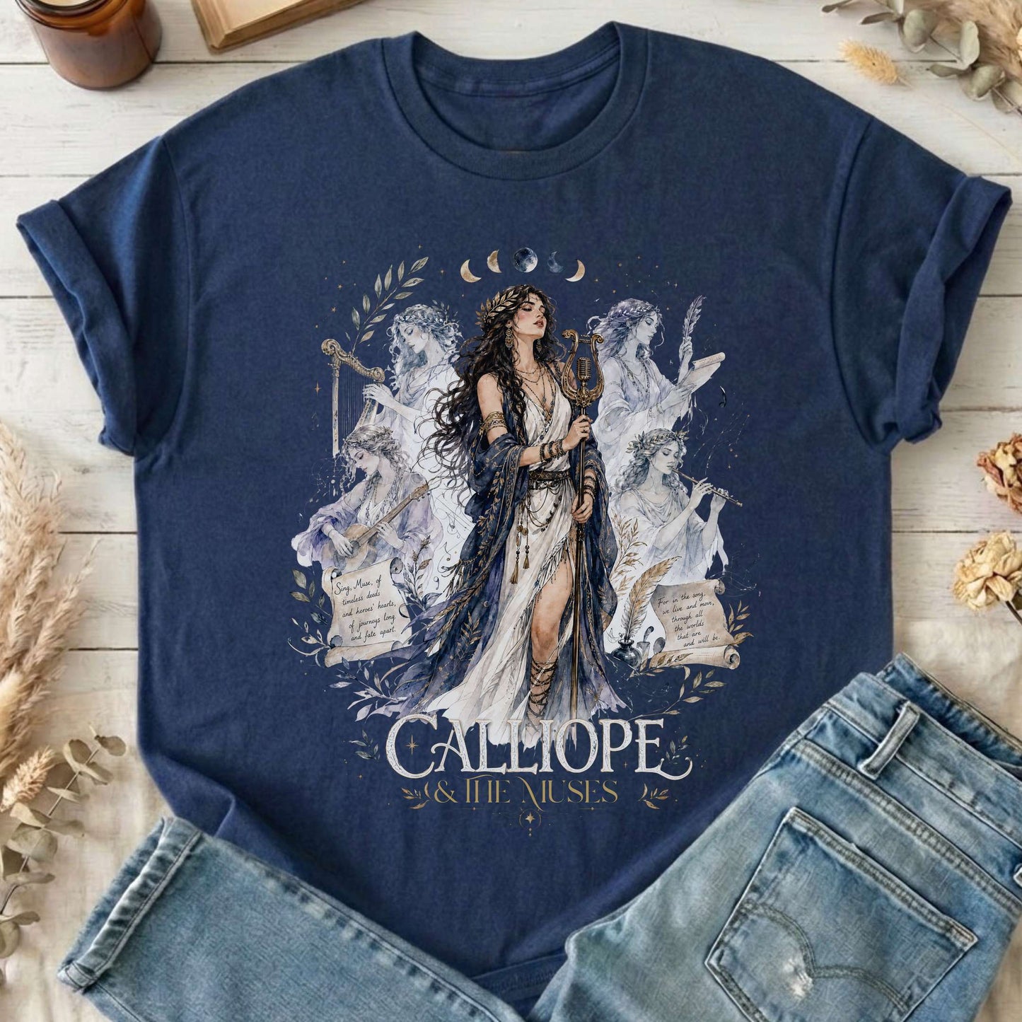 Calliope & The Muses Mythology T-Shirt