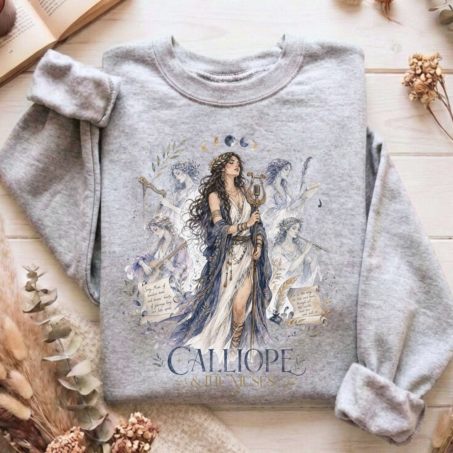 Calliope & The Muses Mythology Sweatshirt