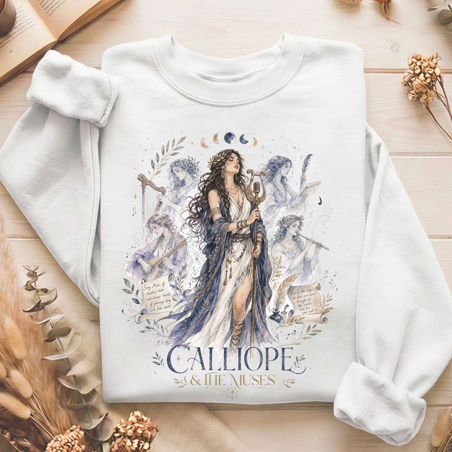 Calliope & The Muses Mythology Sweatshirt