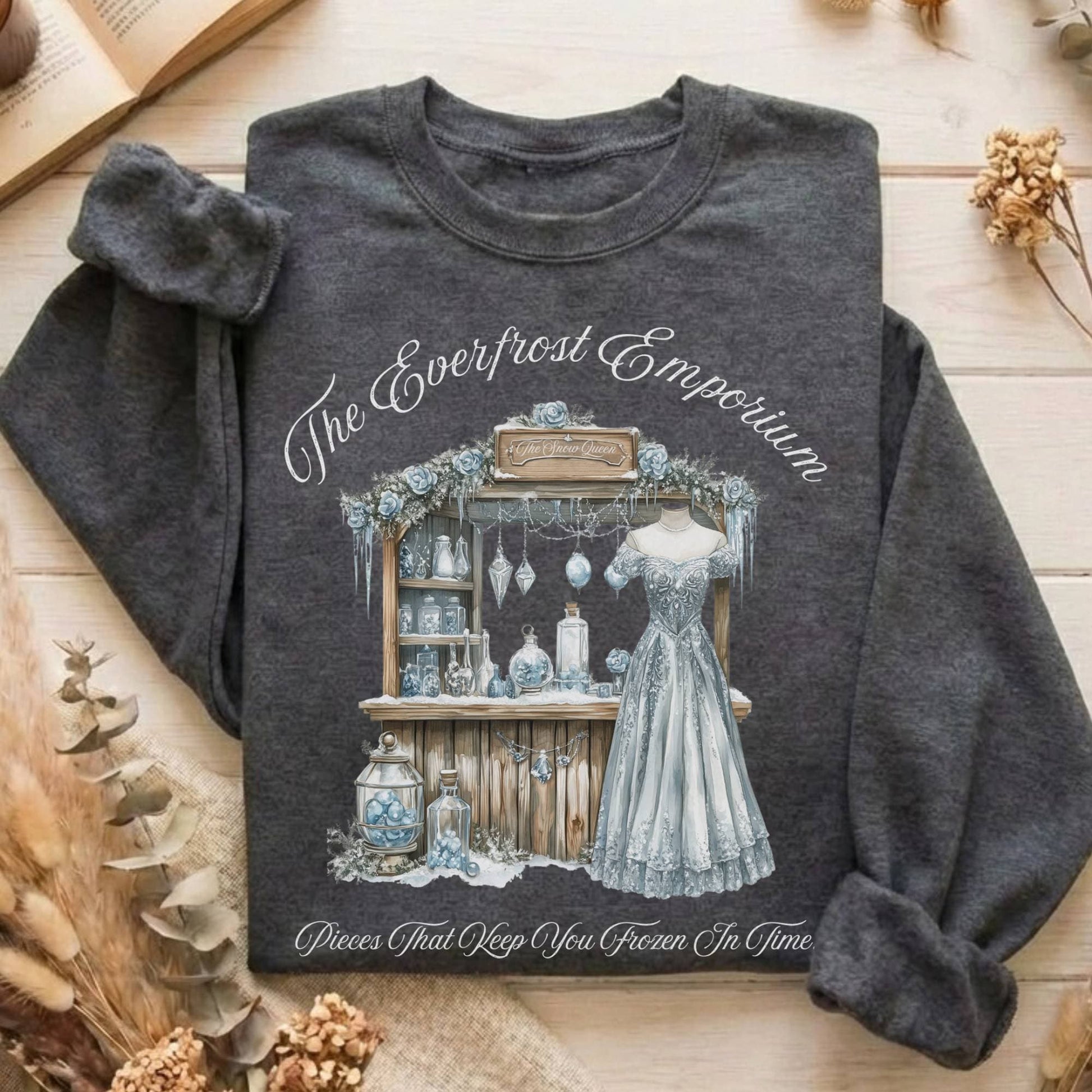 Sweatshirt Dark Heather / S Design 176 Sweatshirt The Mystic Eden