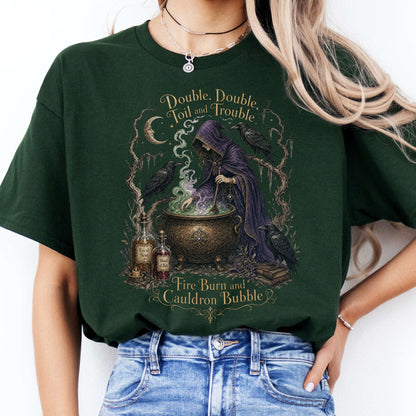 Double Double Toil and Trouble Macbeth Witch Shakespeare T-Shirt