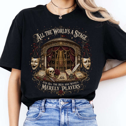 All the World's a Stage Shakespeare T-Shirt