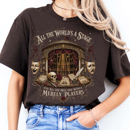 All the World's a Stage Shakespeare T-Shirt