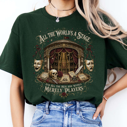 All the World's a Stage Shakespeare T-Shirt