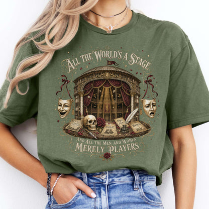 All the World's a Stage Shakespeare T-Shirt