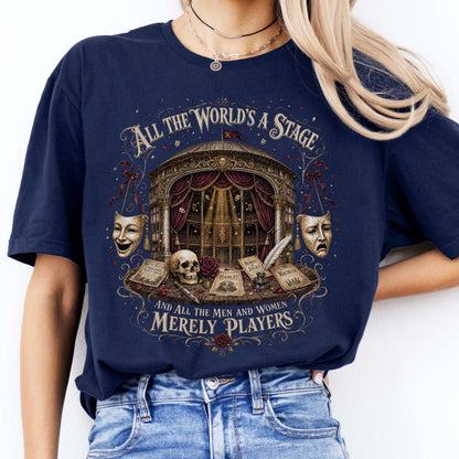 All the World's a Stage Shakespeare T-Shirt