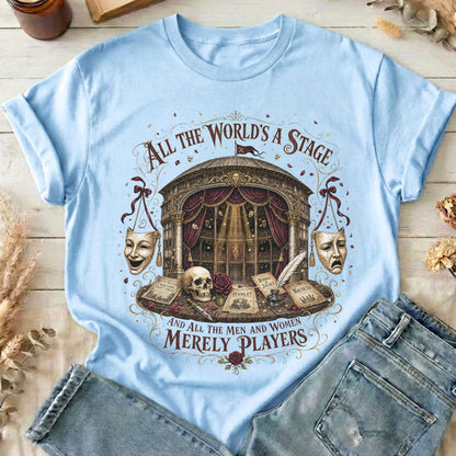 All the World's a Stage Shakespeare T-Shirt