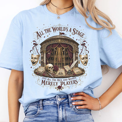 All the World's a Stage Shakespeare T-Shirt