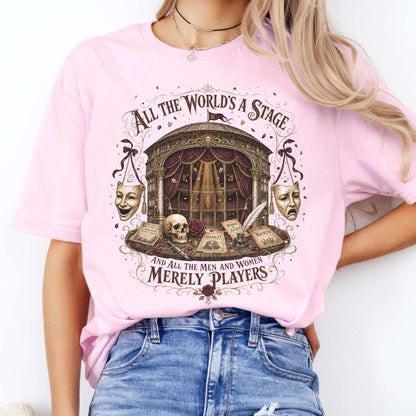 All the World's a Stage Shakespeare T-Shirt