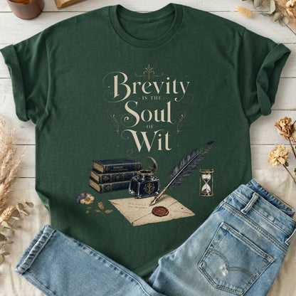 Brevity Is the Soul of Wit Shakespeare Literary T-Shirt