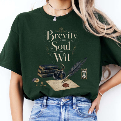 Brevity Is the Soul of Wit Shakespeare Literary T-Shirt