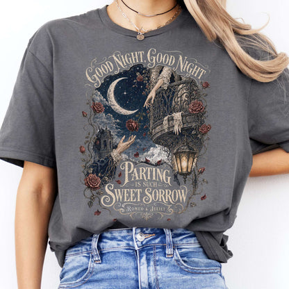 Parting Is Such Sweet Sorrow Romeo and Juliet Shakespeare T-Shirt