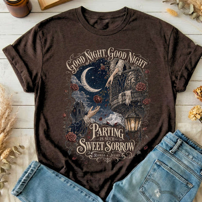 Parting Is Such Sweet Sorrow Romeo and Juliet Shakespeare T-Shirt
