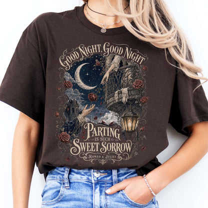 Parting Is Such Sweet Sorrow Romeo and Juliet Shakespeare T-Shirt