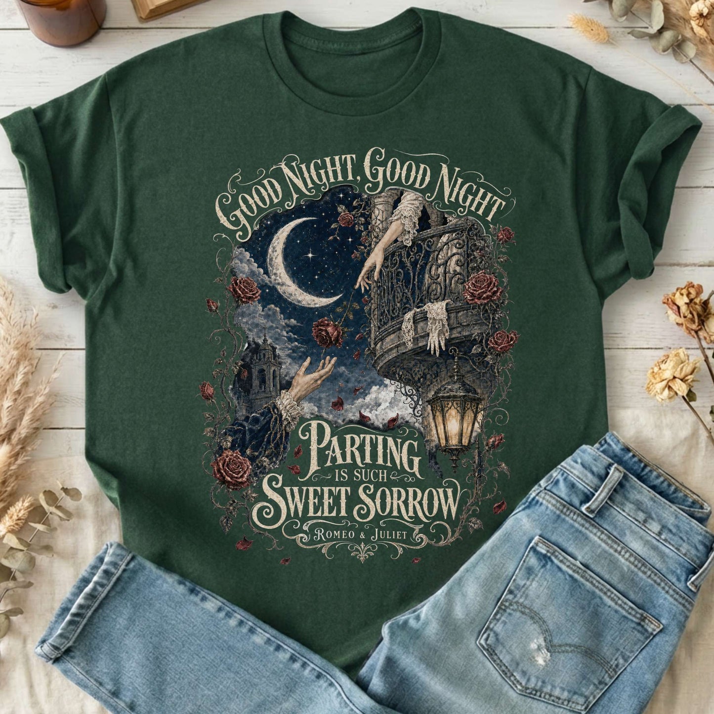 Parting Is Such Sweet Sorrow Romeo and Juliet Shakespeare T-Shirt