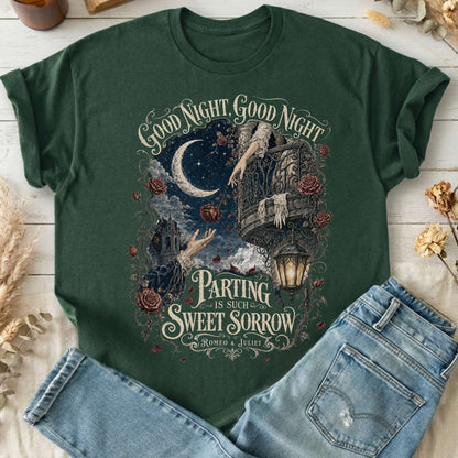 Parting Is Such Sweet Sorrow Romeo and Juliet Shakespeare T-Shirt