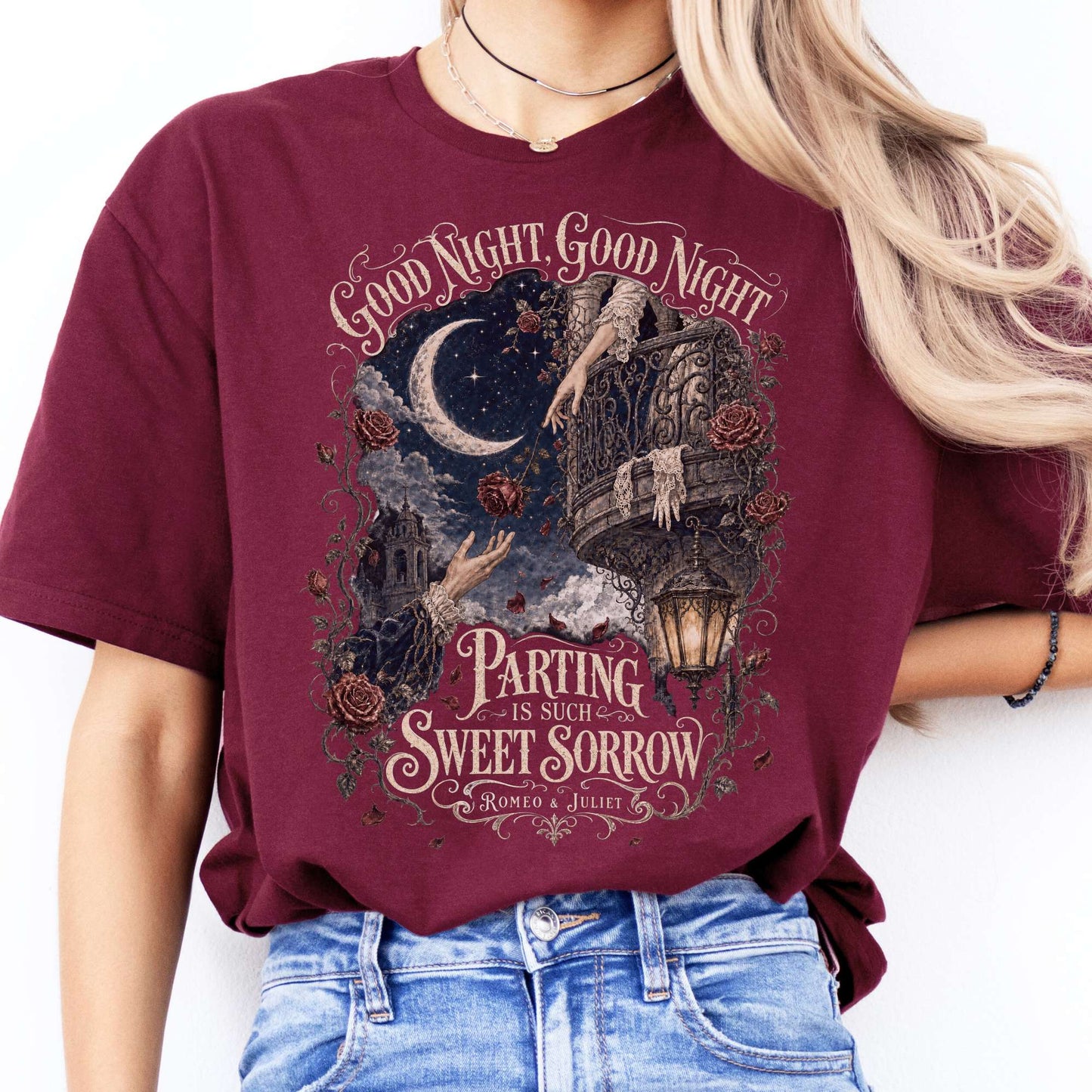 Parting Is Such Sweet Sorrow Romeo and Juliet Shakespeare T-Shirt
