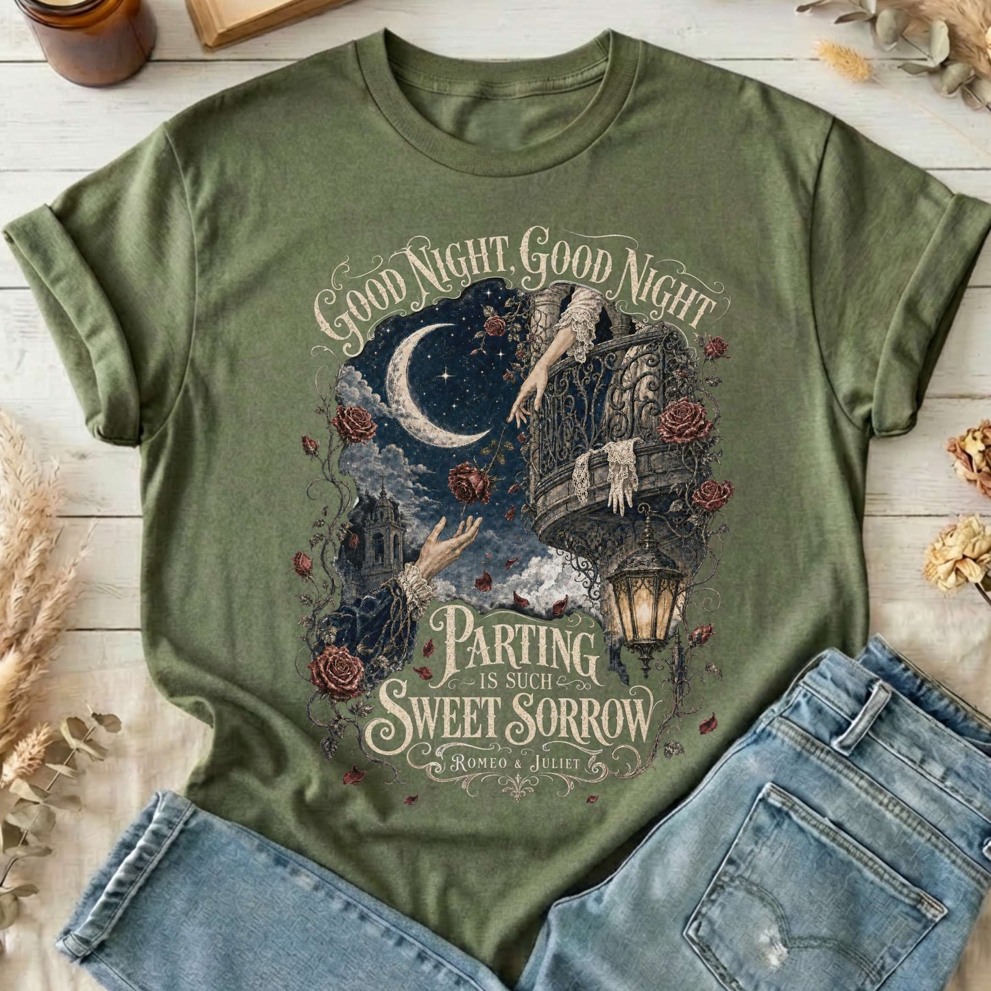 Parting Is Such Sweet Sorrow Romeo and Juliet Shakespeare T-Shirt