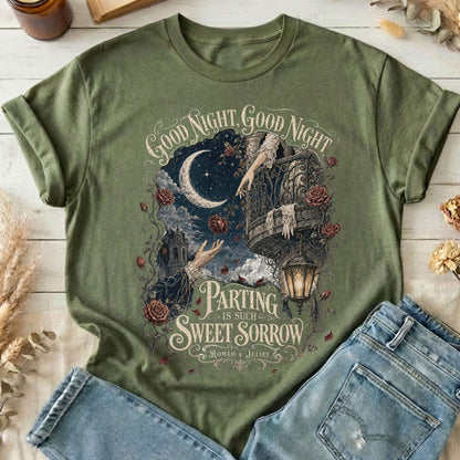Parting Is Such Sweet Sorrow Romeo and Juliet Shakespeare T-Shirt