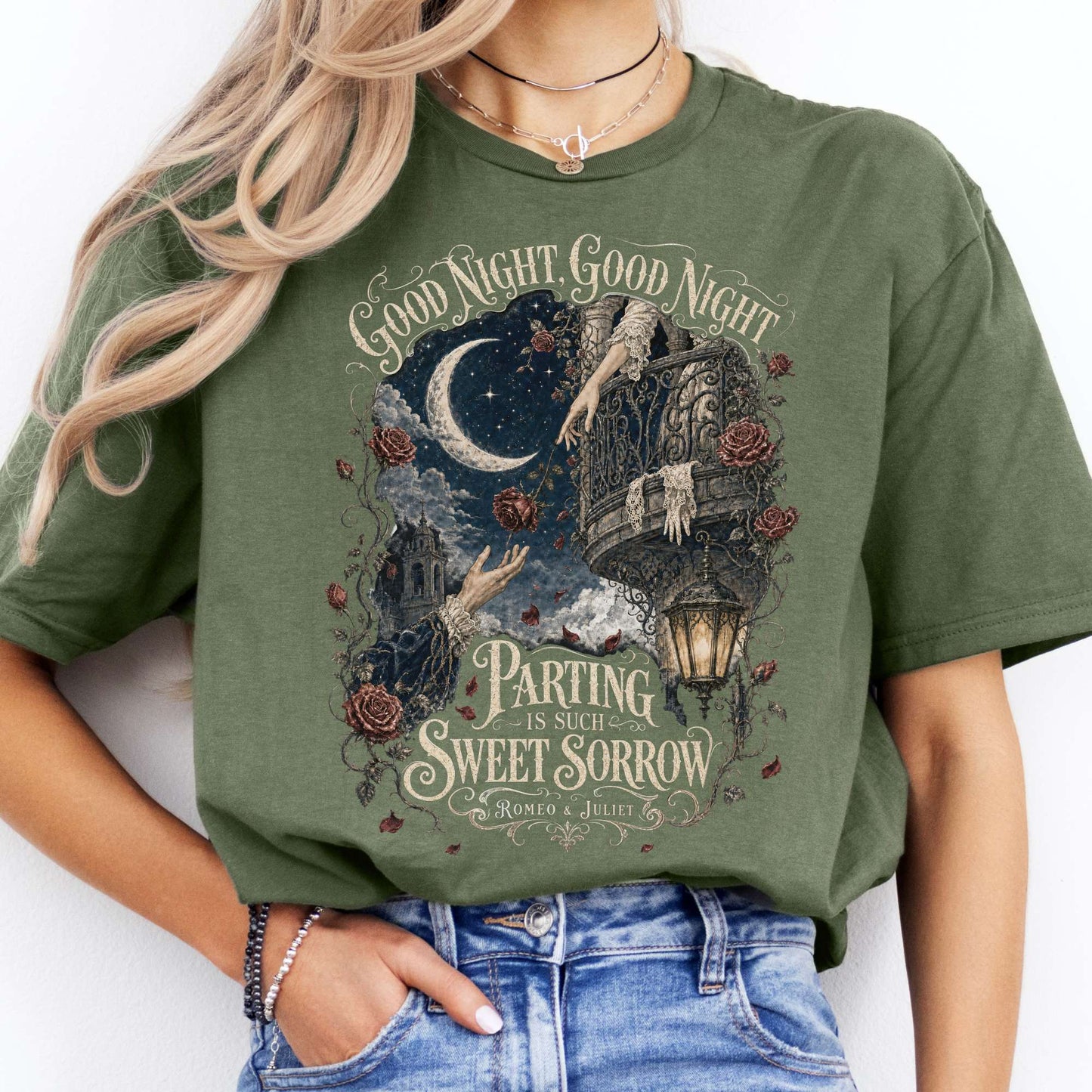 Parting Is Such Sweet Sorrow Romeo and Juliet Shakespeare T-Shirt