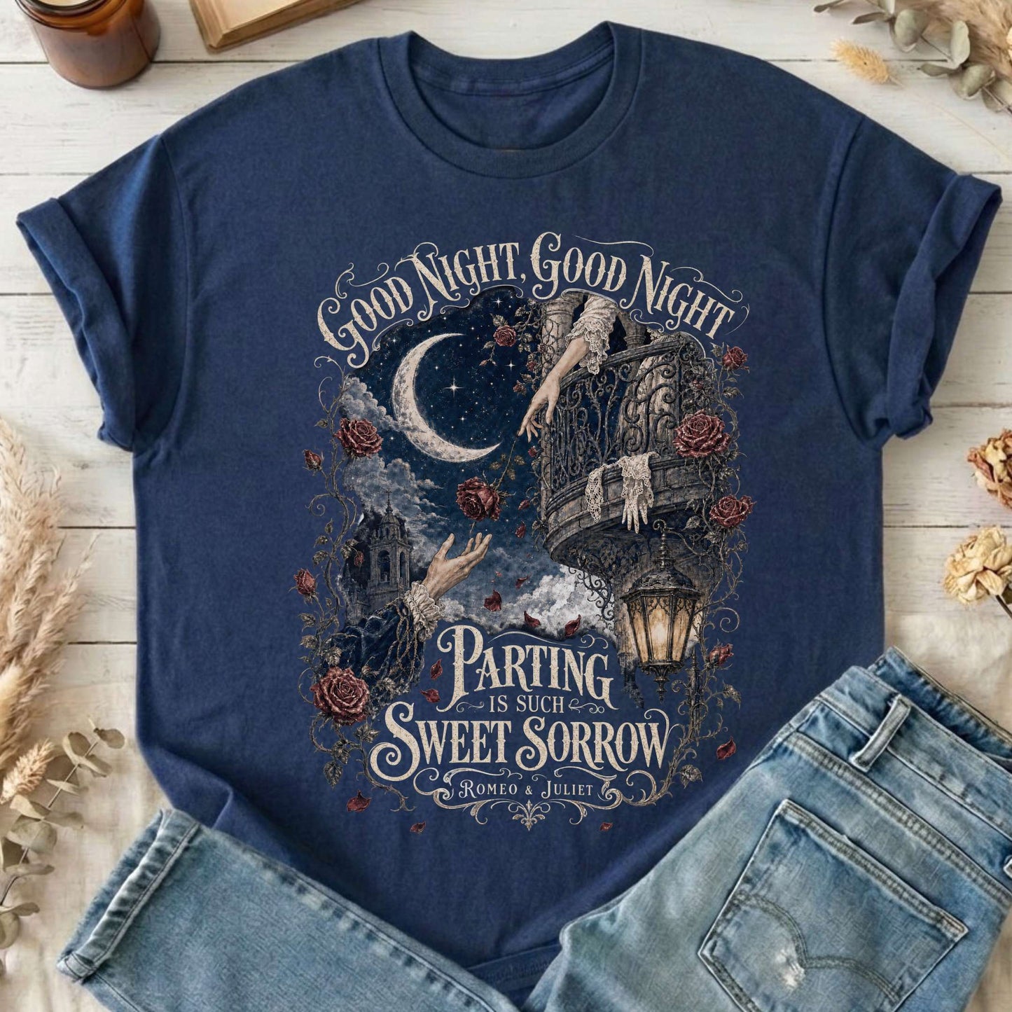 Parting Is Such Sweet Sorrow Romeo and Juliet Shakespeare T-Shirt
