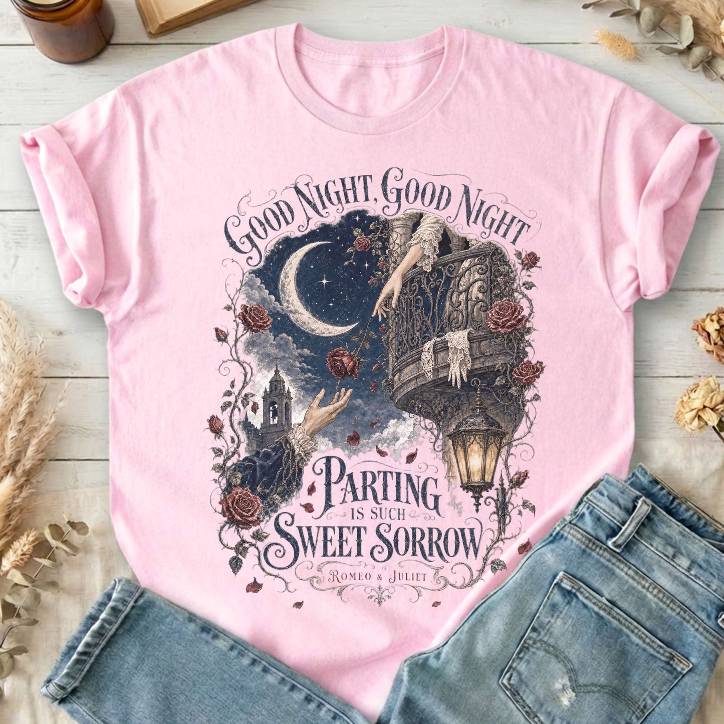 Parting Is Such Sweet Sorrow Romeo and Juliet Shakespeare T-Shirt