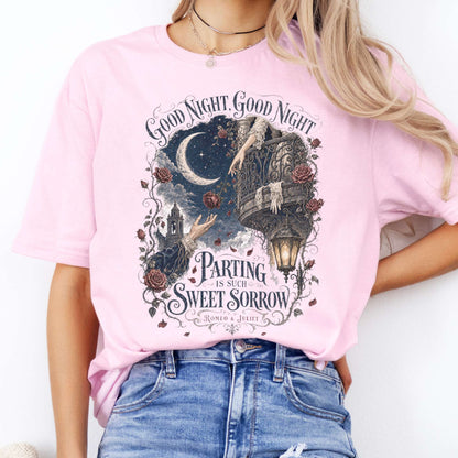 Parting Is Such Sweet Sorrow Romeo and Juliet Shakespeare T-Shirt