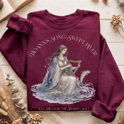 Boann's Song-Swept River Celtic Mythology Sweatshirt