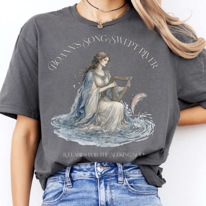 Boann's Song-Swept River Celtic Mythology T-Shirt