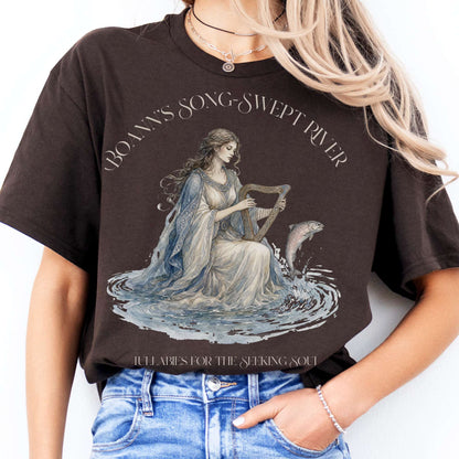 Boann's Song-Swept River Celtic Mythology T-Shirt
