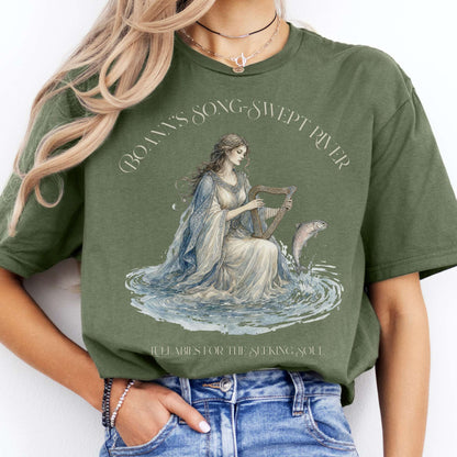 Boann's Song-Swept River Celtic Mythology T-Shirt