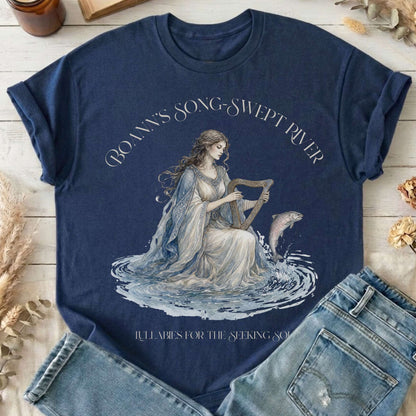 Boann's Song-Swept River Celtic Mythology T-Shirt