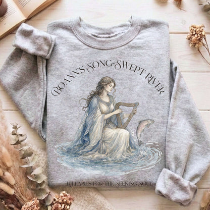 Boann's Song-Swept River Celtic Mythology Sweatshirt