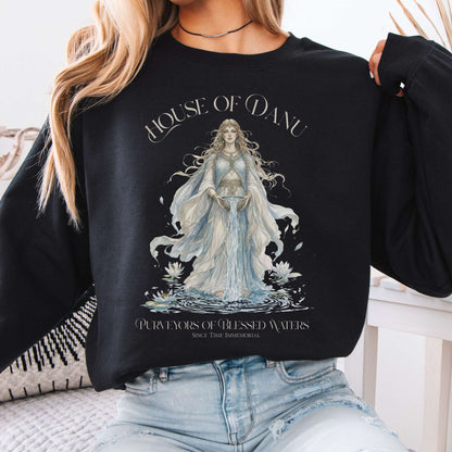 Sweatshirt Black / S House of Danu Celtic Mythology Crewneck Sweatshirt The Mystic Eden