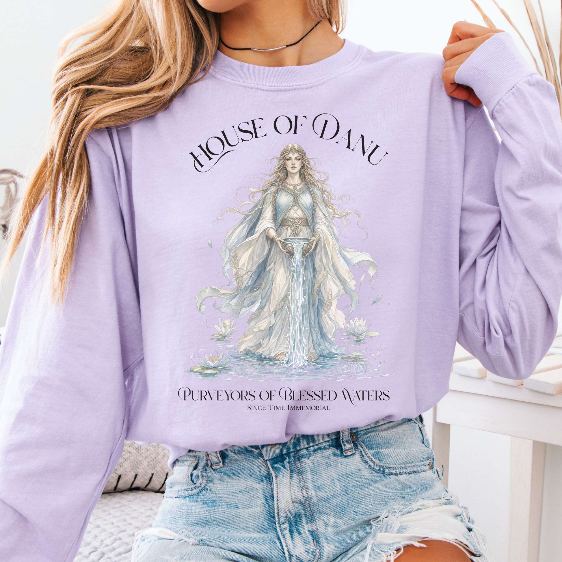 Long-sleeve Orchid / S House of Danu Celtic Mythology Long Sleeve The Mystic Eden
