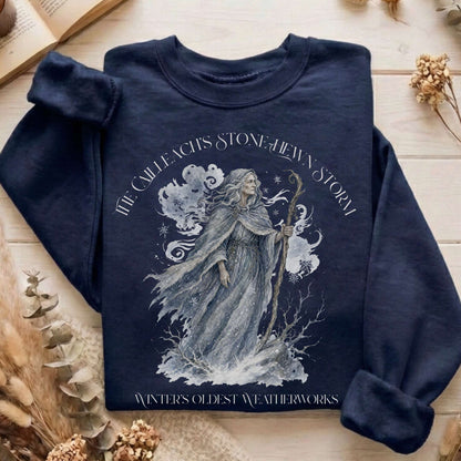 The Cailleach's Stone-Hewn Storm Irish Mythology Sweatshirt