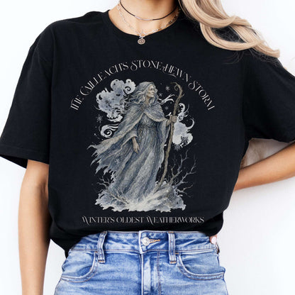 The Cailleach's Stone-Hewn Storm Irish Mythology T-Shirt