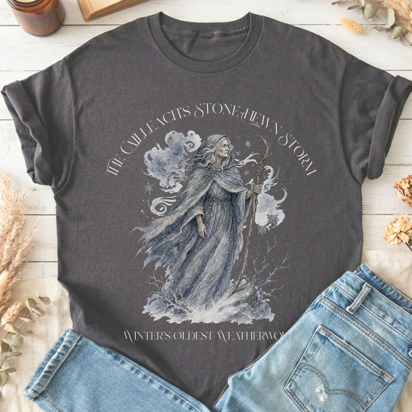 The Cailleach's Stone-Hewn Storm Irish Mythology T-Shirt