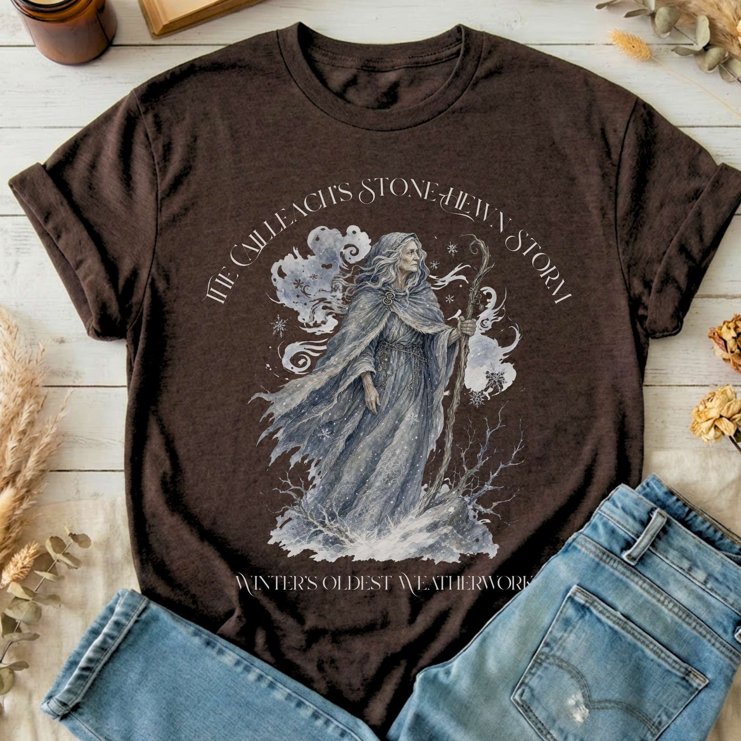 The Cailleach's Stone-Hewn Storm Irish Mythology T-Shirt