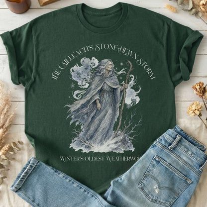 The Cailleach's Stone-Hewn Storm Irish Mythology T-Shirt
