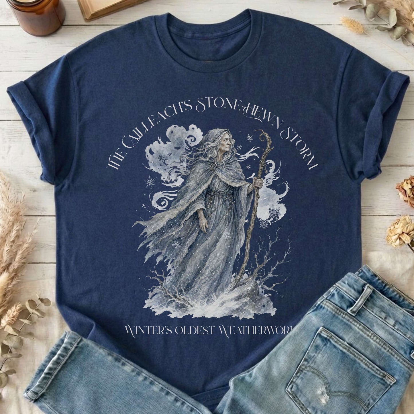 The Cailleach's Stone-Hewn Storm Irish Mythology T-Shirt